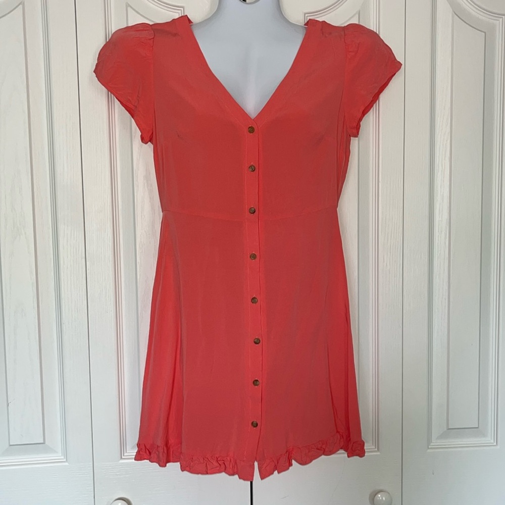 Loft Salmon Summer Dress